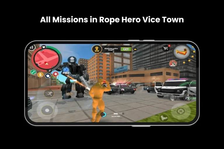 all missions in rope hero